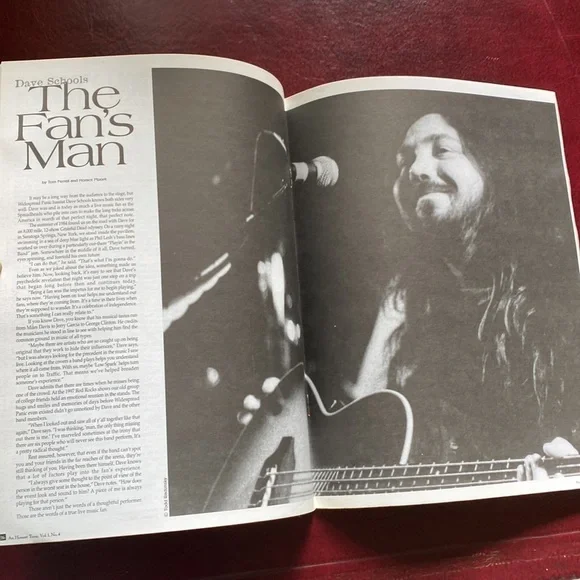 Widespread Panic David Schools Feature Honest Tune Magazine Volume 1 No 4 1997 - Picture 4 of 9